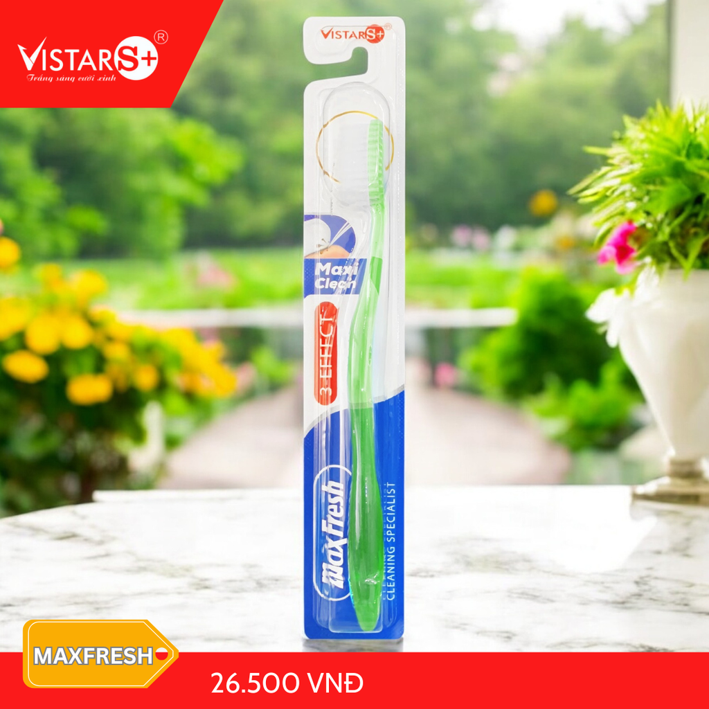 Bàn Chải Đánh Răng Maxfresh Siêu Mịn Vistar
