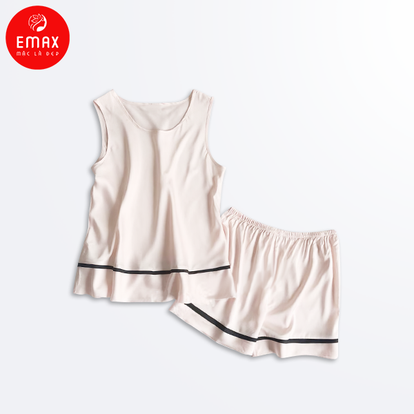 Bộ Ngủ Đùi Sát Nách Lụa mềm mại Emax