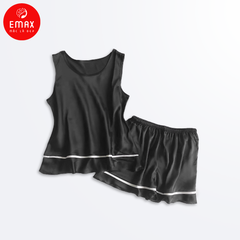 Bộ Ngủ Đùi Sát Nách Lụa mềm mại Emax