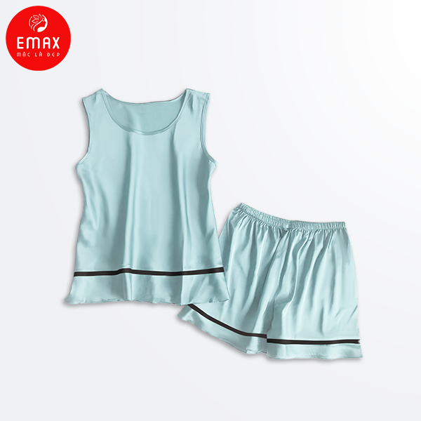 Bộ Ngủ Đùi Sát Nách Lụa mềm mại Emax