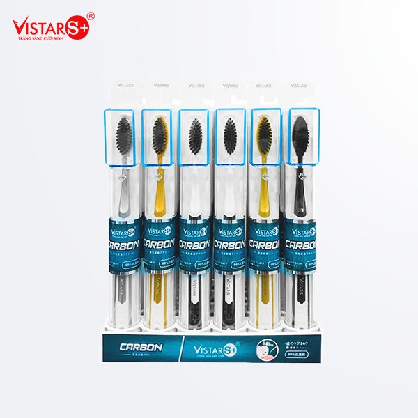Bàn Chải Đánh Răng Carbon Kháng Khuẩn Vistar