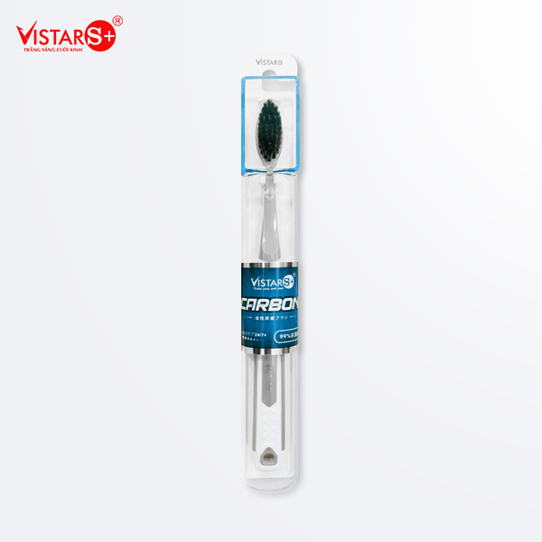 Bàn Chải Đánh Răng Carbon Kháng Khuẩn Vistar