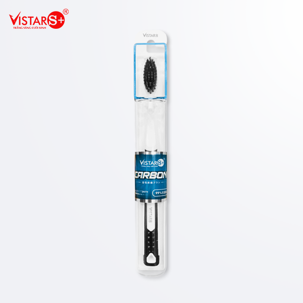 Bàn Chải Đánh Răng Carbon Kháng Khuẩn Vistar