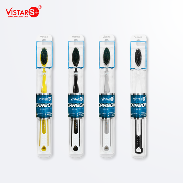 Bàn Chải Đánh Răng Carbon Kháng Khuẩn Vistar