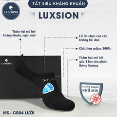 Tất Thể Thao Nam Luxsion Lười Chống Tụt Basic