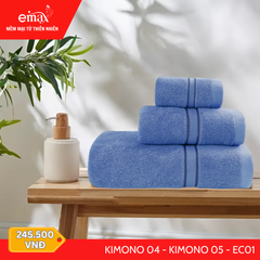 Hộp quà tặng khăn tắm cotton Emax Kimono 08