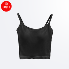 Áo Hai Dây Nữ Cotton Basic Có Đệm Ngực Emax