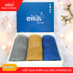 Hộp Quà Tặng Khăn Lau Đầu Emax Kimono 05