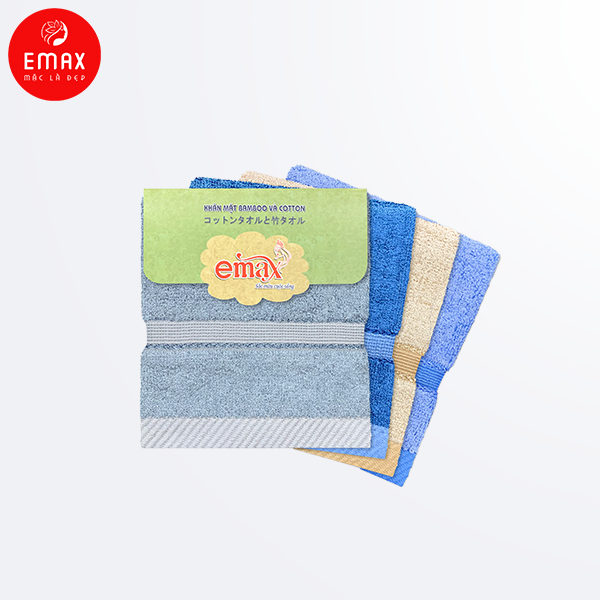 Khăn Mặt Cotton Sơ Tre Emax Kimono 03