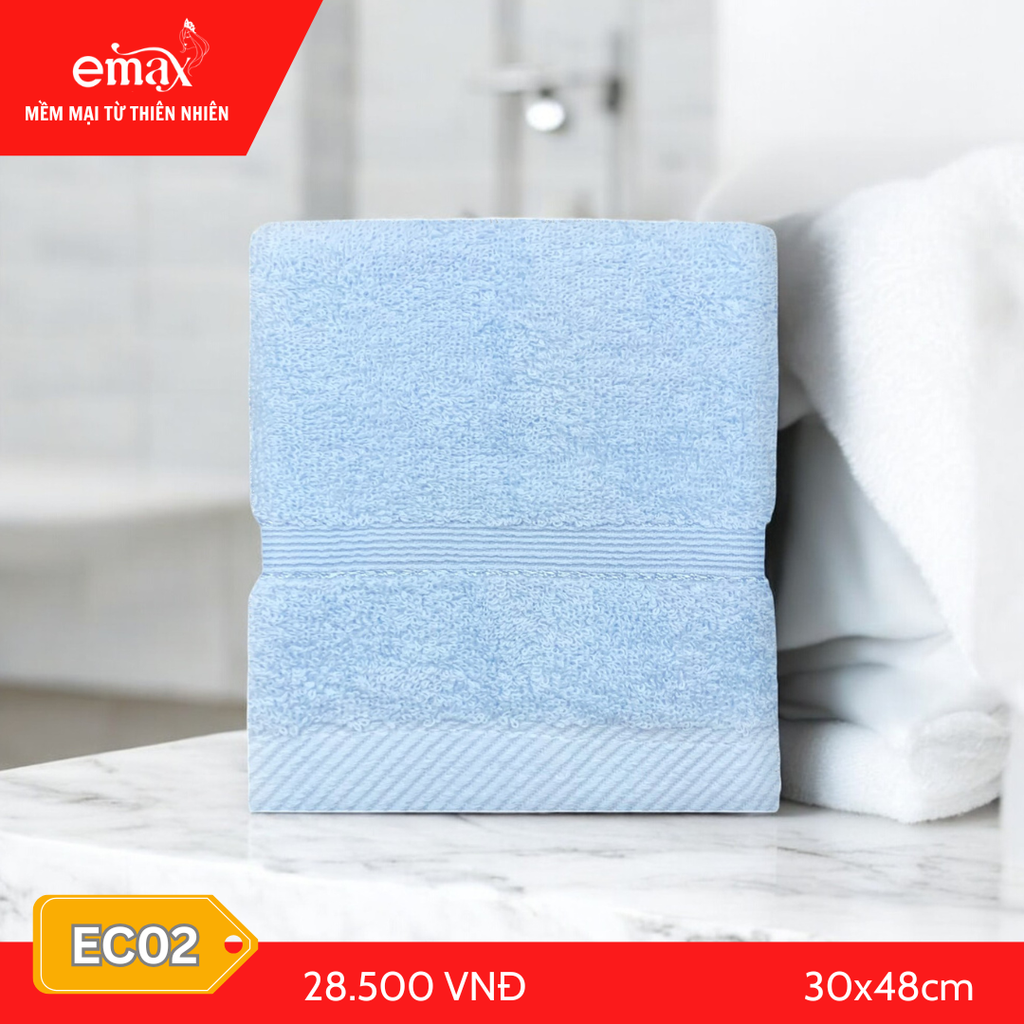 Khăn Mặt Cotton Cao Cấp Emax ECO2
