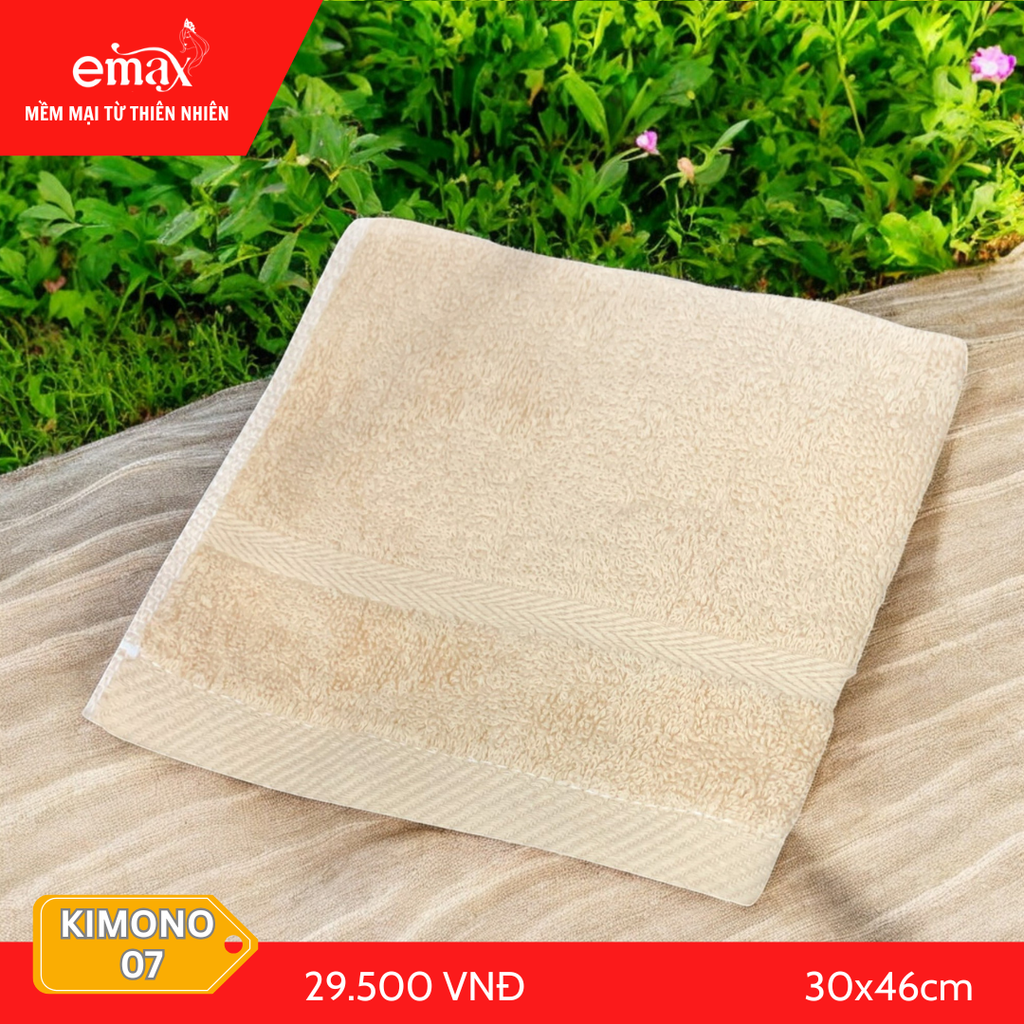 Khăn Mặt Cotton Cao Cấp Emax Kimono 07