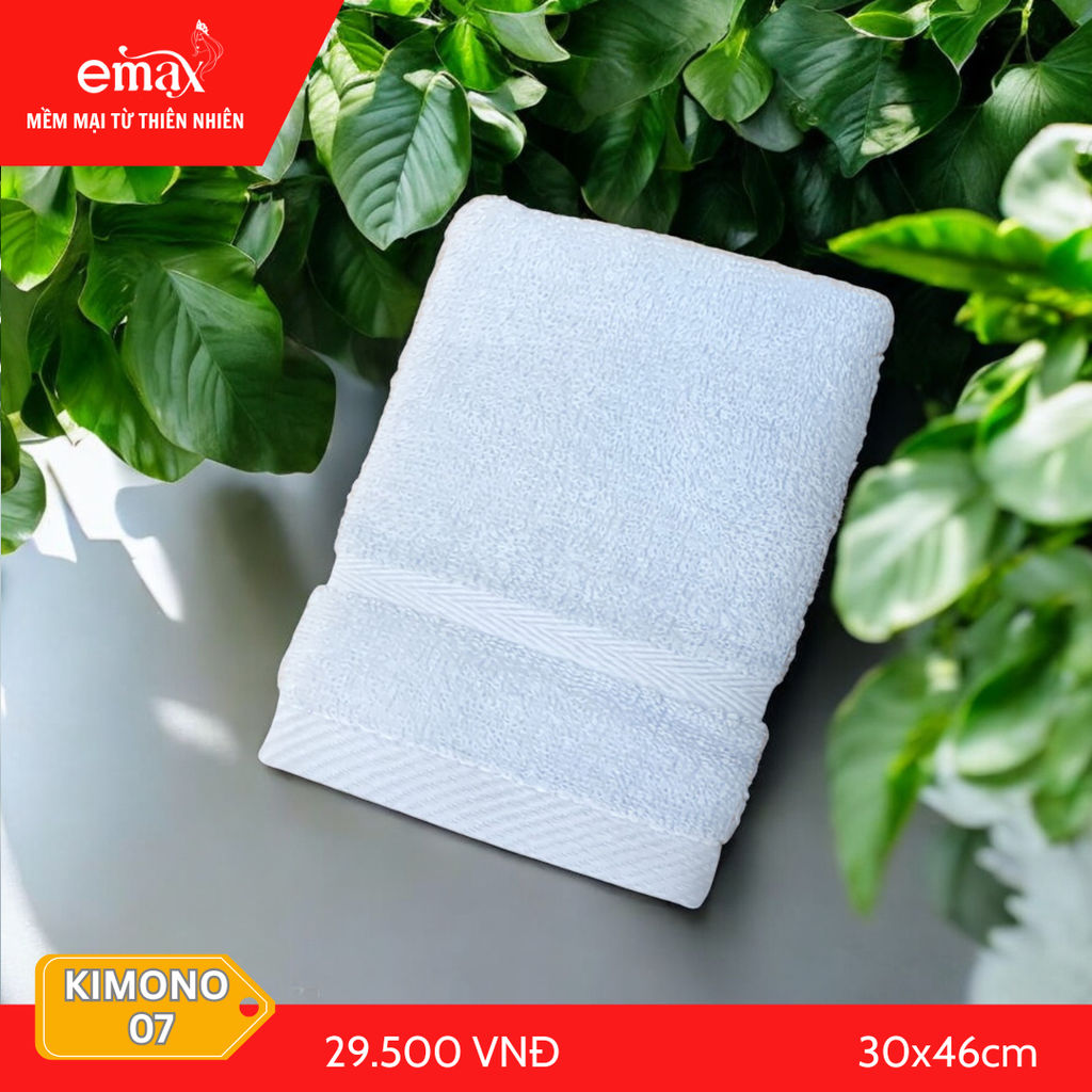 Khăn Mặt Cotton Cao Cấp Emax Kimono 07