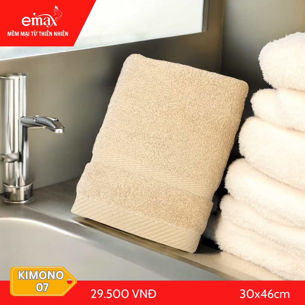 Khăn Mặt Cotton Cao Cấp Emax Kimono 07
