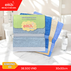 Khăn Mặt Cotton Sơ Tre Emax Kimono 03