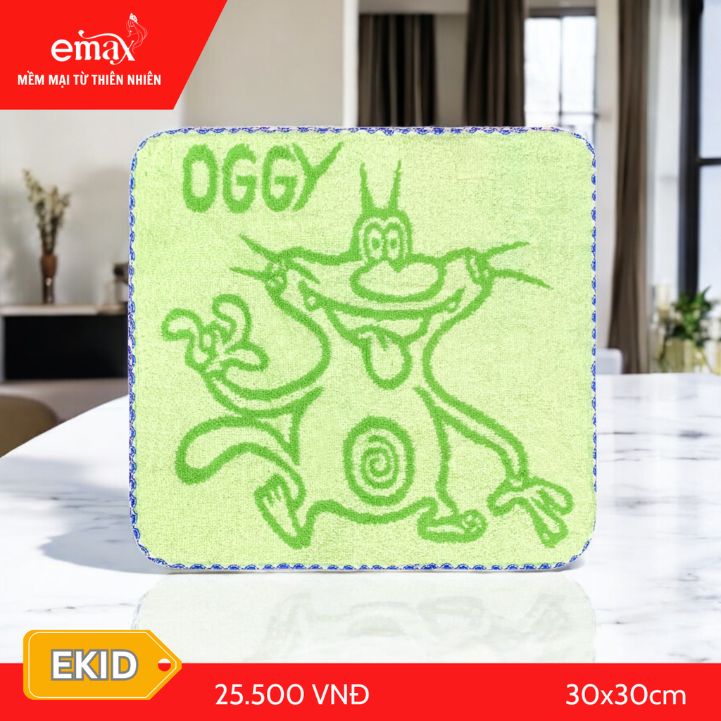 Khăn mặt cotton trẻ em cao cấp Emax Ekids