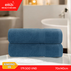 Khăn tắm cao cấp cotton Emax Kimono 06