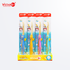 Bàn Chải Đánh Răng Cho Bé Kids Cat - Nano Silver Siêu Mịn Vistar