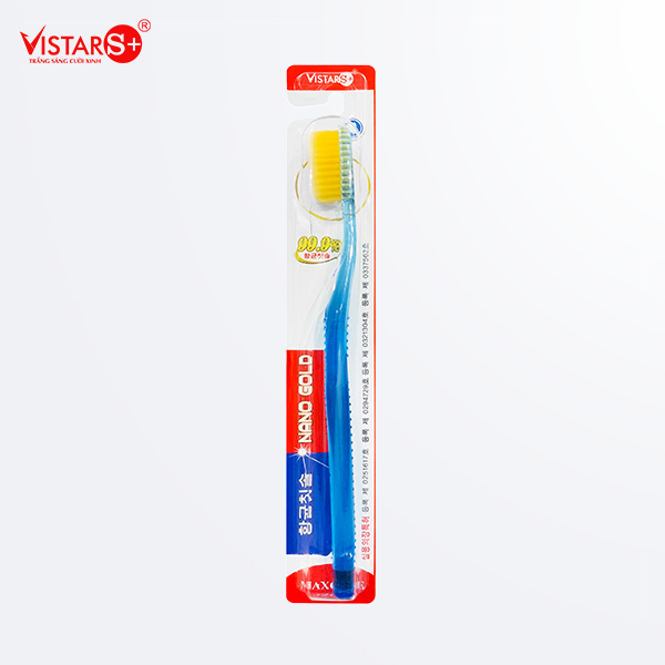 Bàn Chải Đánh Răng Maxcare - Nano Gold Mềm Mại Vistar