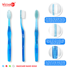 Bàn Chải Đánh Răng Maxcare - Nano Silver Mềm Mại Vistar