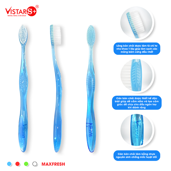 Bàn Chải Đánh Răng Maxfresh Siêu Mịn Vistar