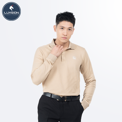 Áo Polo Nam Dài Tay Cotton Cá Sấu Luxsion
