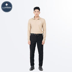 Áo Polo Nam Dài Tay Cotton Cá Sấu Luxsion