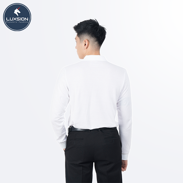 Áo Polo Nam Dài Tay Cotton Cá Sấu Luxsion