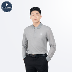 Áo Polo Nam Dài Tay Cotton Cá Sấu Luxsion