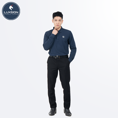 Áo Polo Nam Dài Tay Cotton Cá Sấu Luxsion