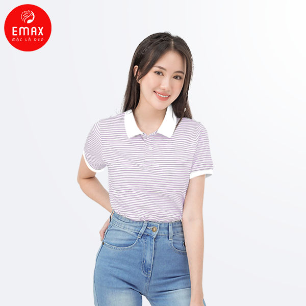 Áo Polo nữ cotton cá sấu Emax thanh lịch