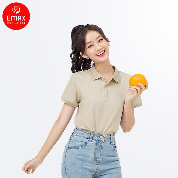 Áo Polo nữ cotton cá sấu Emax thanh lịch