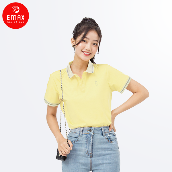 Áo Polo nữ cotton cá sấu Emax thanh lịch
