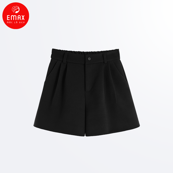 Quần Short Nữ Vải Suông Trơn Emax
