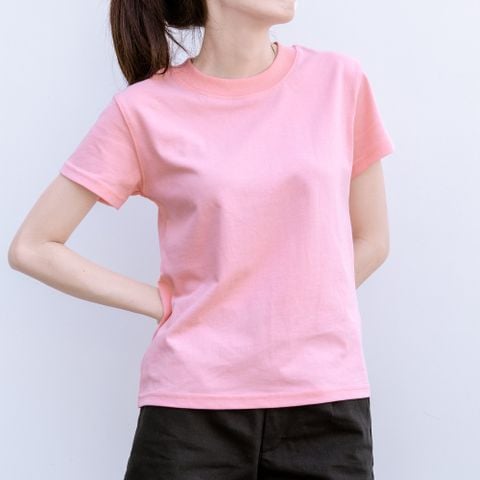  BASIC TEE Hồng Pastel 