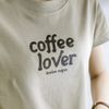 Coffee Lover Xám Rêu T-shirt