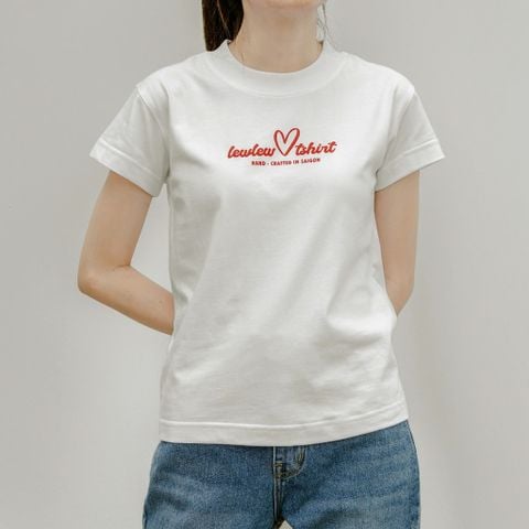  Logo LEWLEW TSHIRT Trắng 