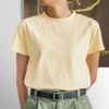 Basic Tee Vàng Kem