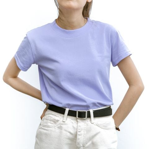  Basic Tee Tím Pastel 