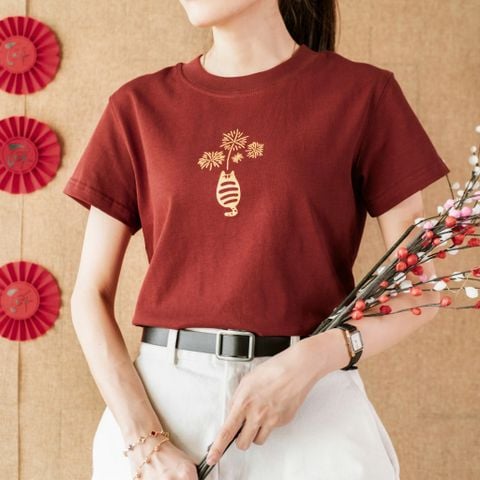  Mèo Pháo Hoa T-shirt 