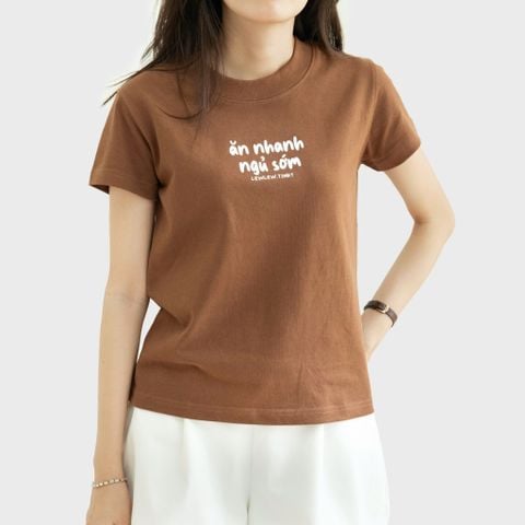  Ăn Nhanh Ngủ Sớm T-shirt 