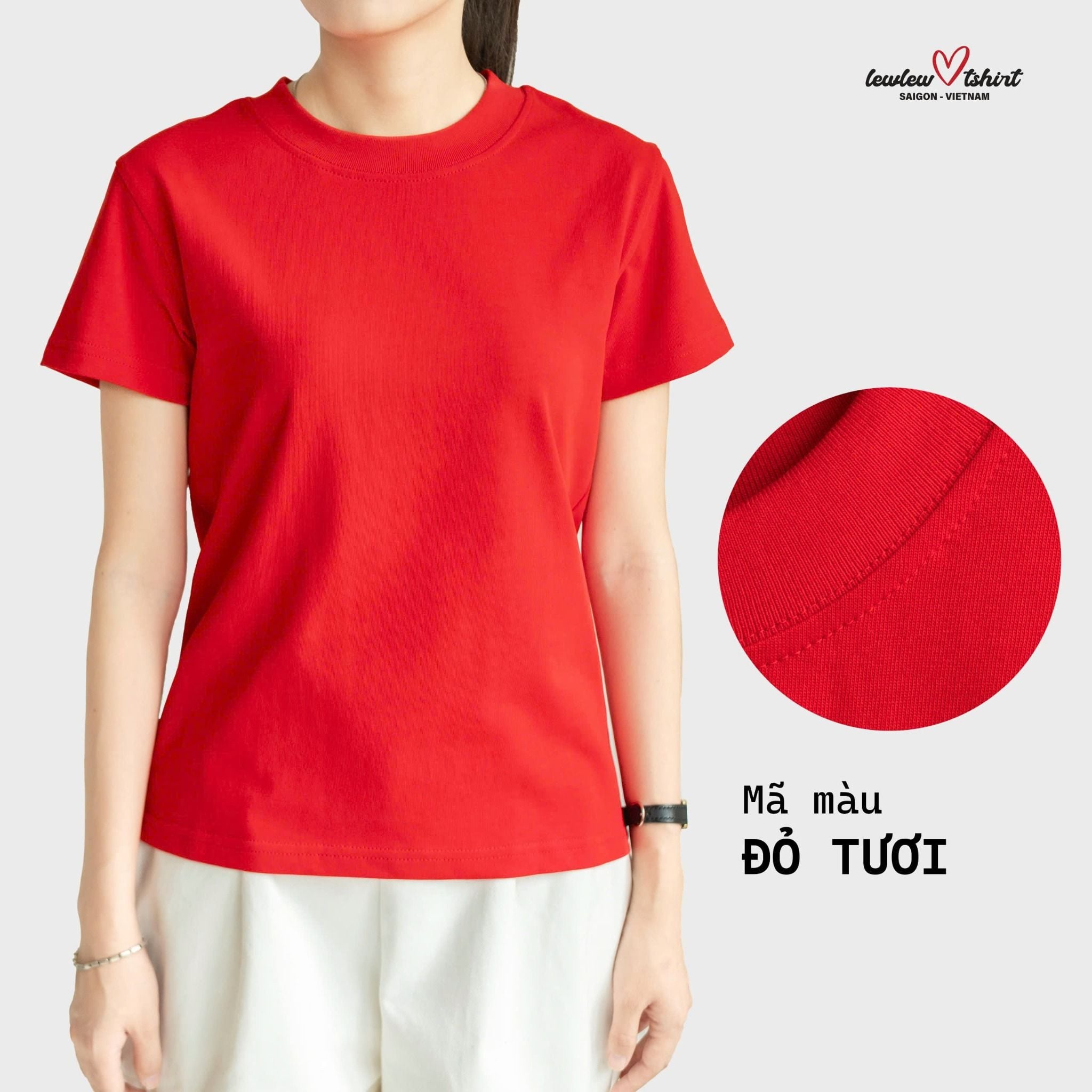 Basic Tee Đỏ Tươi