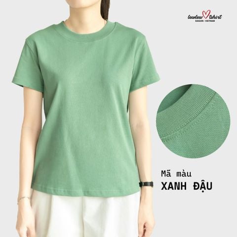  Basic Tee Xanh Đậu 