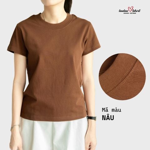  Basic Tee Nâu 