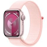 Apple Watch Series 9 GPS 41mm Pink Viền Aluminium Dây Light Pink Sport Loop