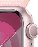 Apple Watch Series 9 GPS & Cellular 41mm Pink Viền Aluminium Dây Light Pink Sport Loop