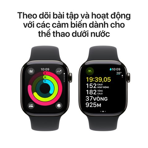 Apple Watch Series 10 GPS + Cellular Slate Titanium Case
