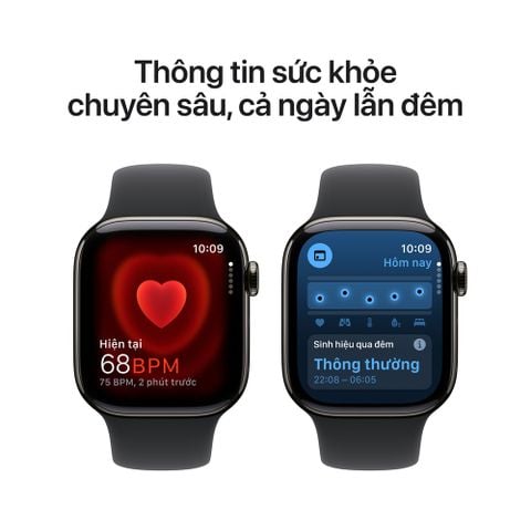 Apple Watch Series 10 GPS + Cellular Slate Titanium Case