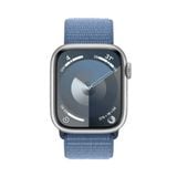 Apple Watch Series 9 GPS 41mm Silver Viền Aluminium Dây Winter Blue Sport Loop
