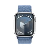 Apple Watch Series 9 GPS 45mm Silver Viền Aluminium Dây Winter Blue Sport Loop