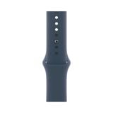 Apple Watch Series 9 GPS 45mm Silver Viền Aluminium Dây Storm Blue Sport Band - M/L